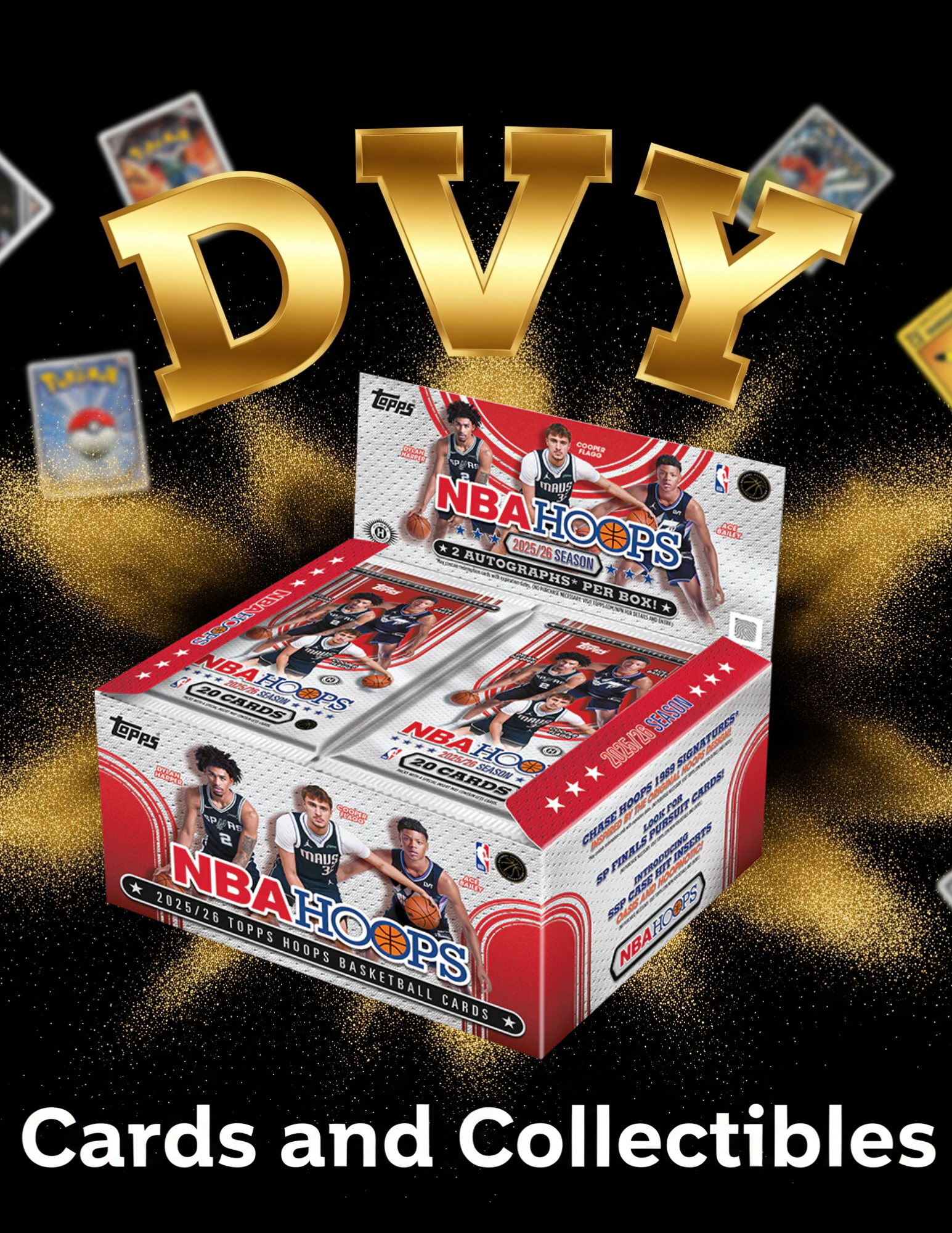 2025-26 Topps NBA Hoops Basketball Jumbo Hobby Box | DVY Cards and 
