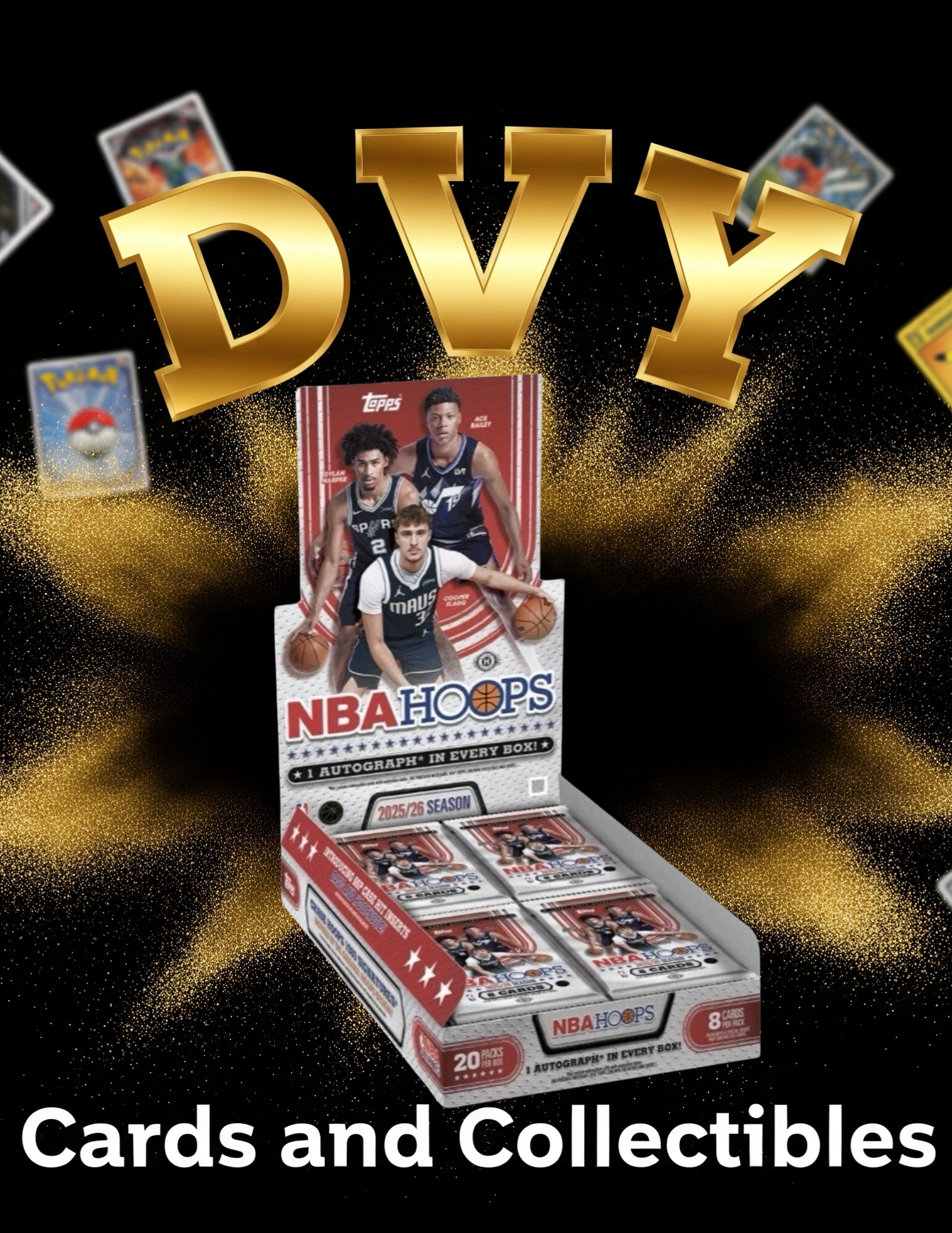 2025-26 Topps NBA Hoops Basketball Hobby Box | DVY Cards and